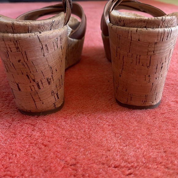 Kork Ease AVA CLASSIC in Natural Vachetta Leather. Womens size 8 US. - Picture 12 of 14